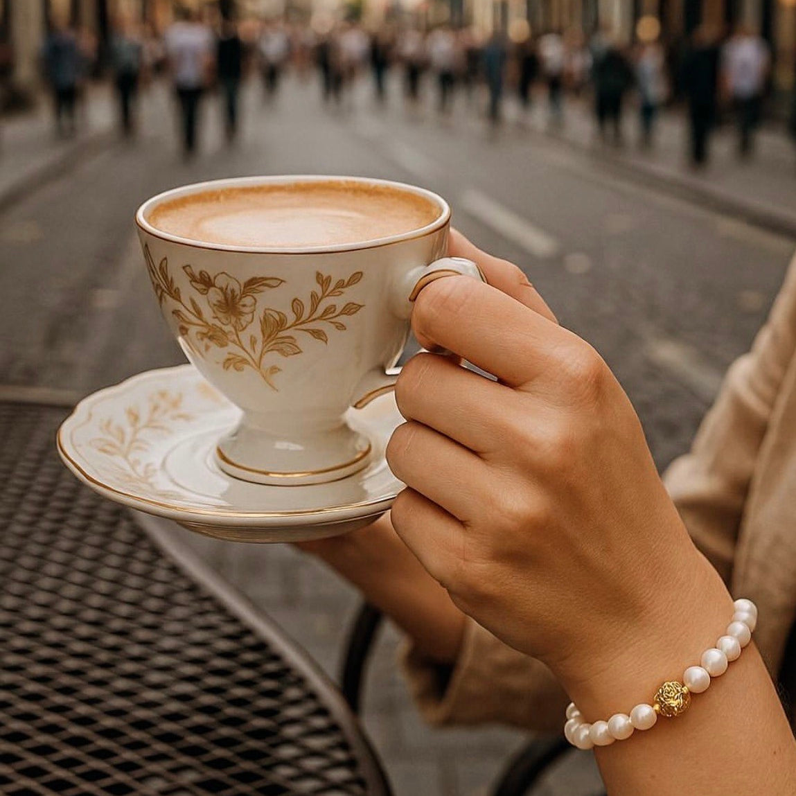 Zoetwaterparelarmband