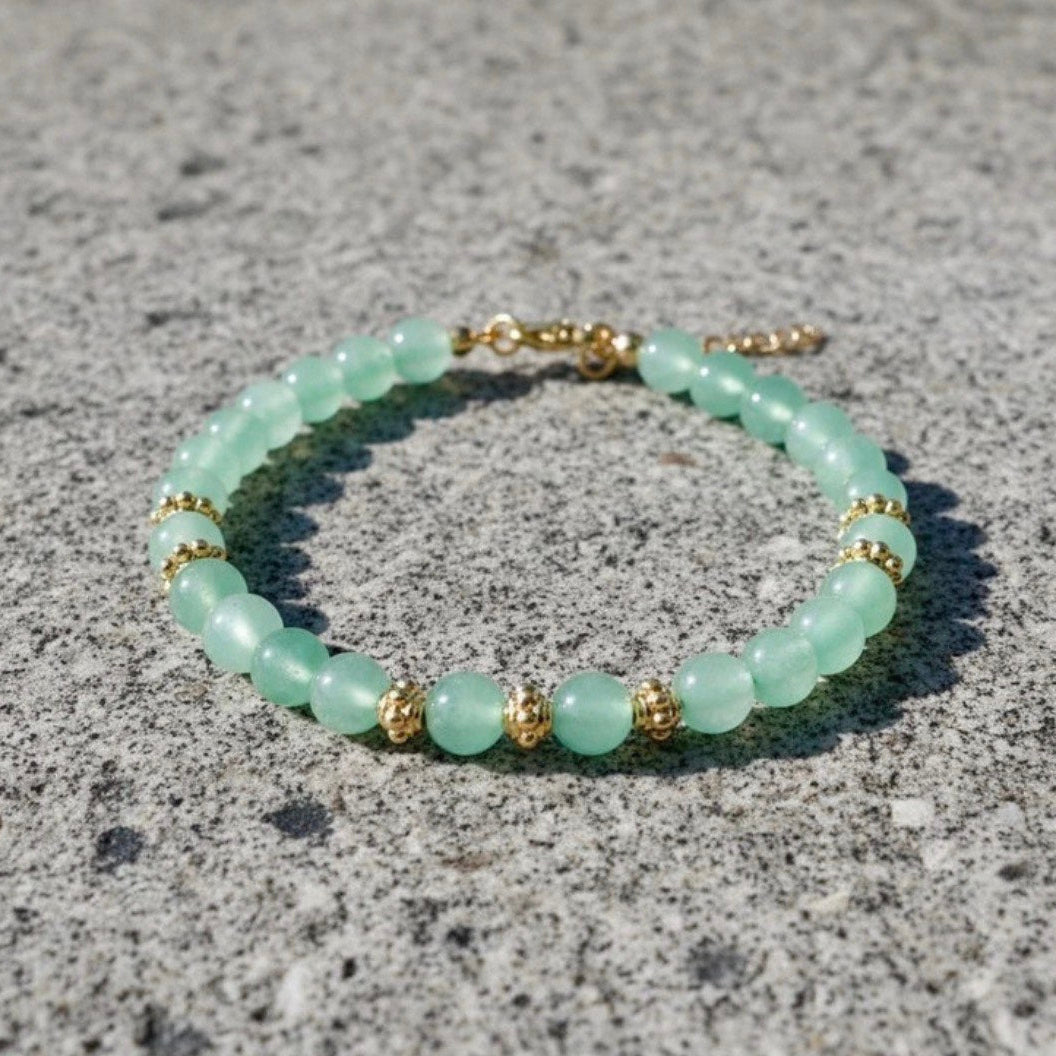 Groene aventurijn armband