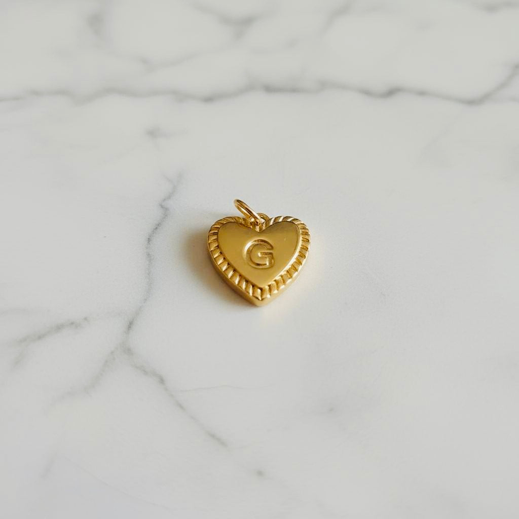 Gepersonaliseerde maansteen ketting met verguld hart